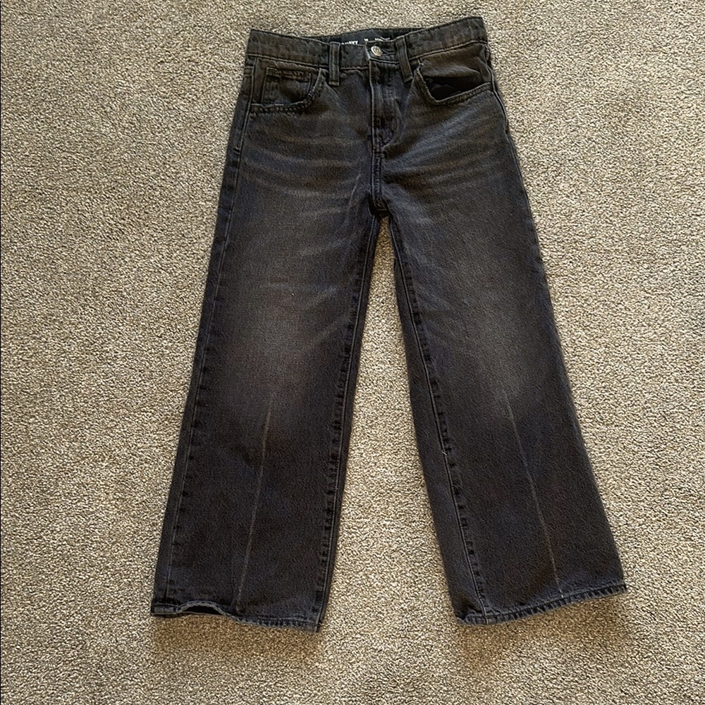 Black Wide-Leg Jeans